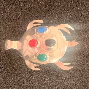 Sterling silver water turtle